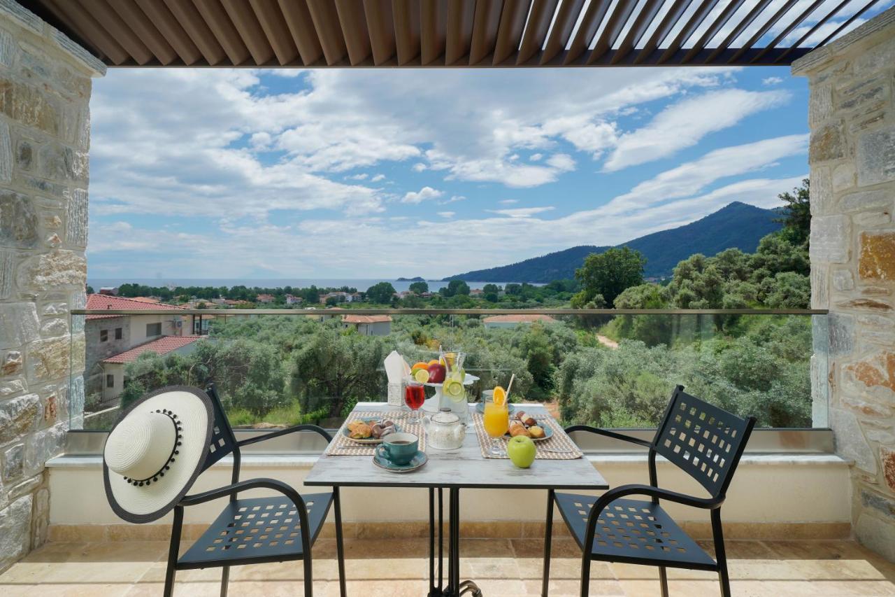 Mon Avis Boutique Hotel Chrysi Ammoudia Bagian luar foto