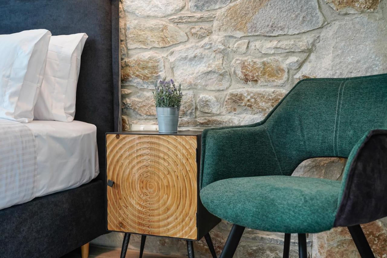 Mon Avis Boutique Hotel Chrysi Ammoudia Bagian luar foto