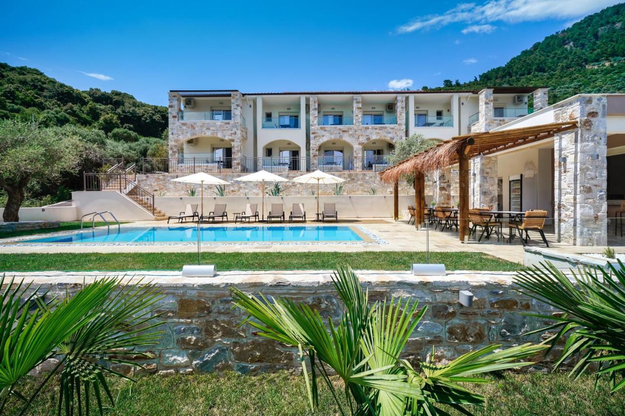 Mon Avis Boutique Hotel Chrysi Ammoudia Bagian luar foto