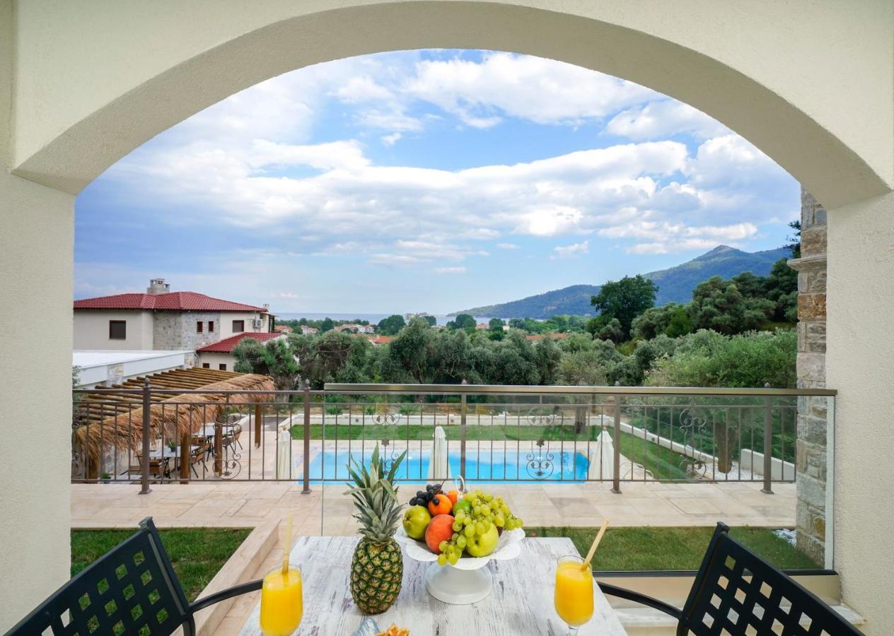 Mon Avis Boutique Hotel Chrysi Ammoudia Bagian luar foto